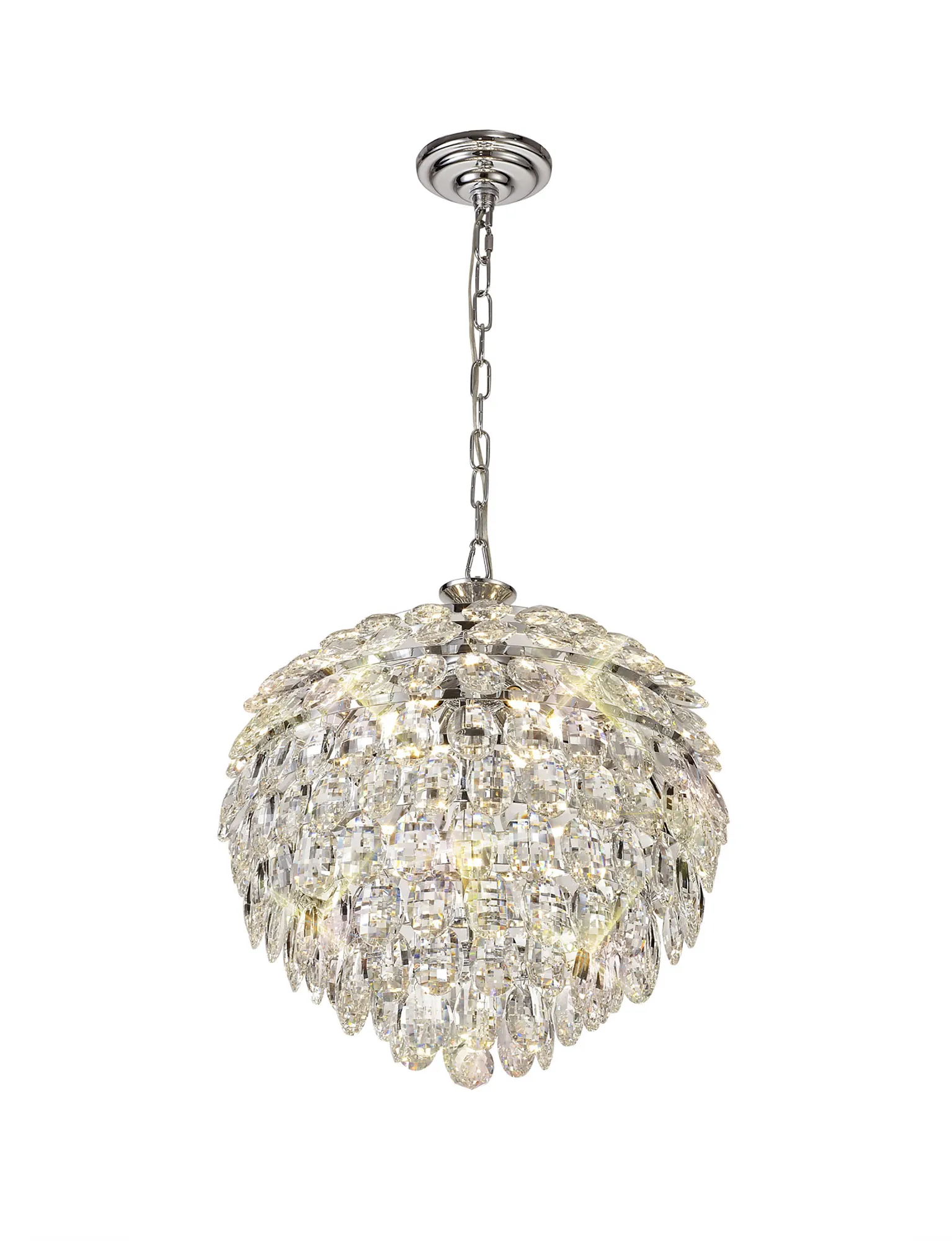 IL32801  Coniston Pendant 6 Light Polished Chrome